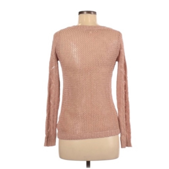 Pink Rose Dusty Pink Long Sleeve Top, Size Medium - Picture 3 of 7